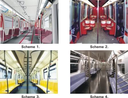 ttc new subway colour schemes