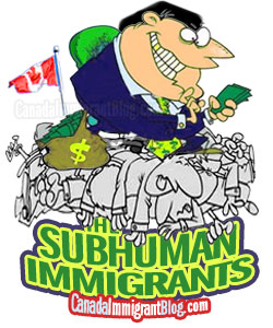 Subhuman immigrants