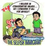 The Selfish Immigrant